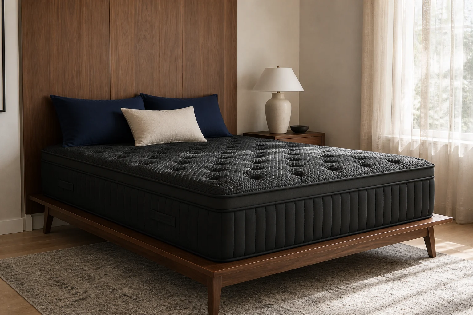 Hypercane Quilted in a finished bedroom